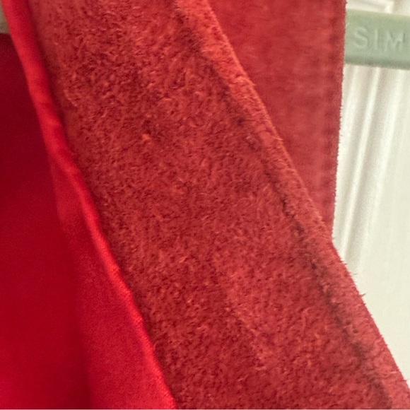 Scullly Red Genuine Leather Fringe Vest Coachella, Cowgirl, Rodeo Women’s 10 - Picture 9 of 16